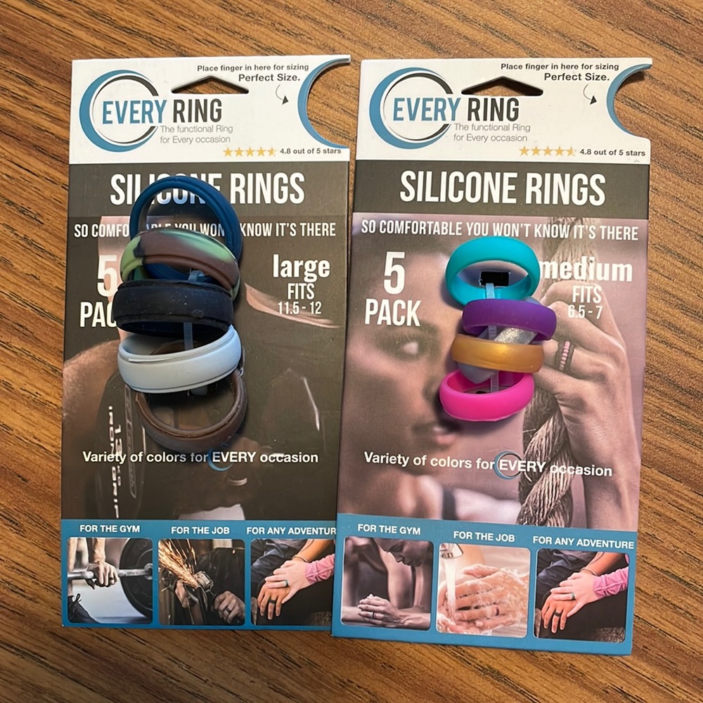 NWT! Silicone Rings bundle